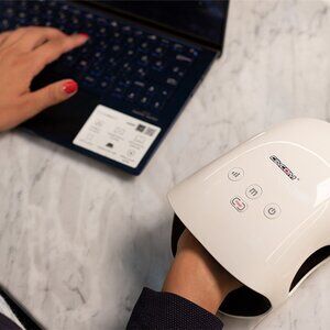 Cordless Hand Massager with Heat and Compression